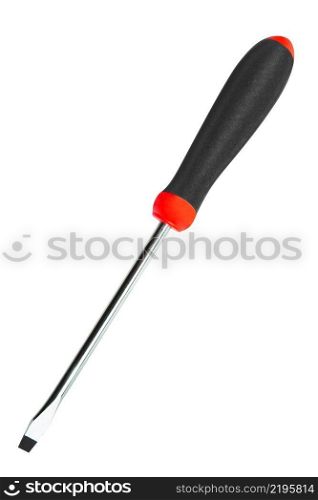 Screwdriver isolated on a white background. Screwdriver