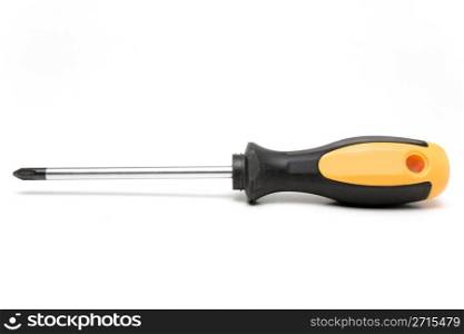 Screwdriver on a white background
