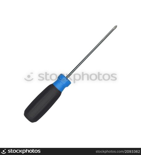 Screwdriver with handle blue