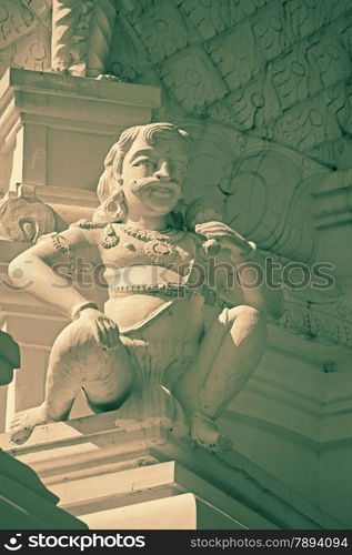 Sculpture at Shrinath Mhaskoba Temple, Kodit, Sasvad, Maharashtra, India.