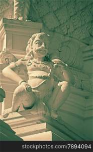 Sculpture at Shrinath Mhaskoba Temple, Kodit, Sasvad, Maharashtra, India.