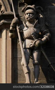 Sculpture of a Knight, Heidelberg Castle, Germany