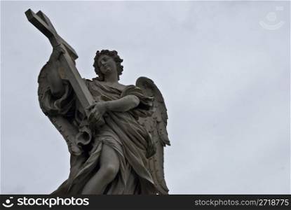sculpture of the famous Ponte Sant Angelo in Rome by Bernini