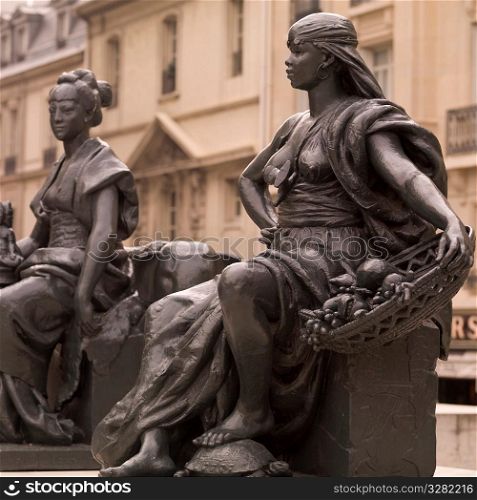 Sculpture on display in Paris France
