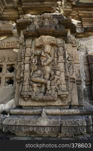 Sculptures, Anandeshwar temple, Lasur, Daryapur Taluka, Amravati District, Maharashtra, India. . Sculptures, Anandeshwar temple, Lasur, Daryapur Taluka, Amravati District, Maharashtra, India