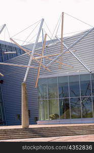 Sculptures in front of a building, Maryland Science Center, Baltimore, Maryland, USA