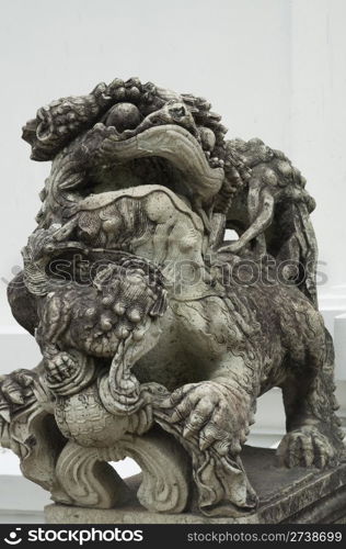 Scuplture in Grand Palace, Bangkok, Thailand. Buddhist culture