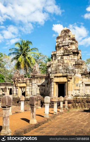 Sdok Kok Thom Castle, Cambodia Khmer style temple in Thailand