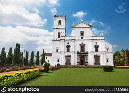 Se cathedral in Old Goa, Goa state, India
