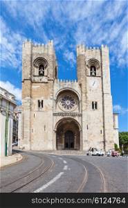 Se Cathedral (The Patriarchal Cathedral of St. Mary Major) in Lisbon, Portugal