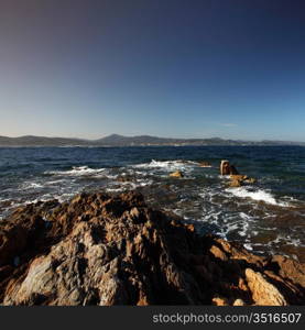 sea and rock