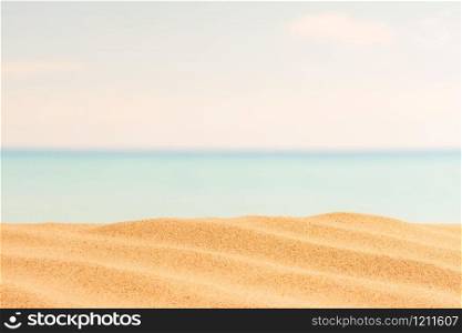 sea and sand on the beach, summer background