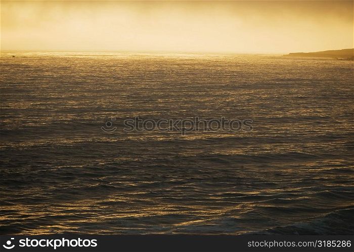 Sea at dusk
