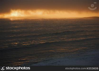 Sea at dusk