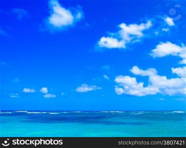 sea beach and blue sky