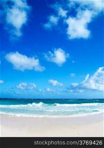 sea beach blue sky sand sun daylight relaxation landscape