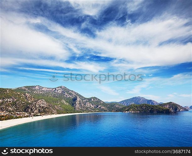 Sea coast in Turkey
