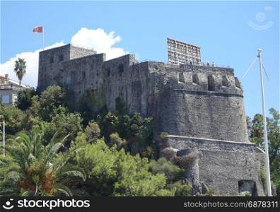 Sea Fortress (Forte Mare) in the resort town of Herceg Novi, Montenegro