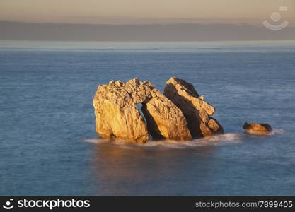 Sea in Liencres, Cantabria, Spain