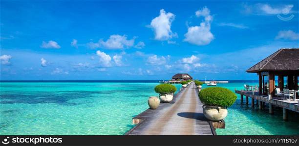 sea in Maldives. tropical beach in Maldives with blue lagoon