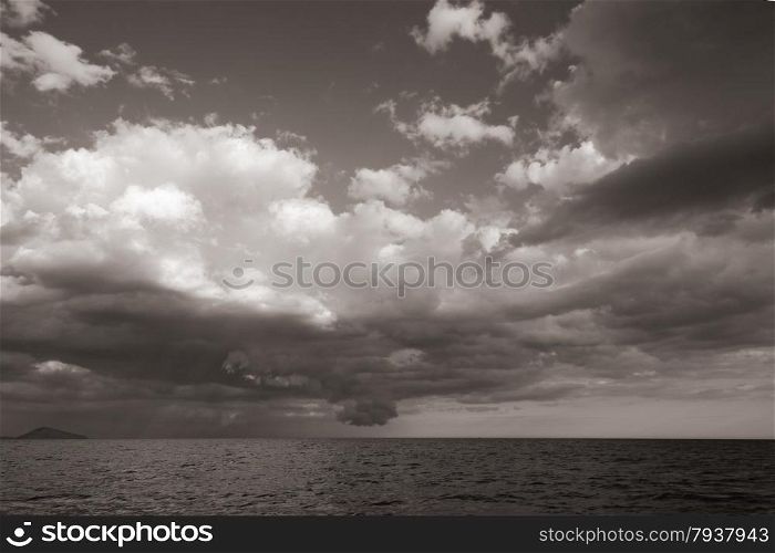 sea landscape background. Black Sea. Counrty Ukraine