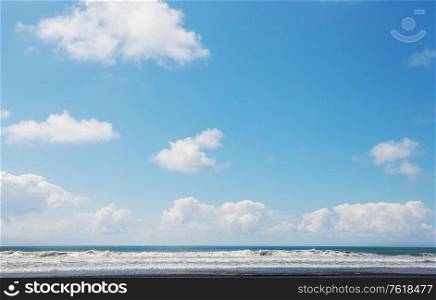 Sea landscapes in sunny day