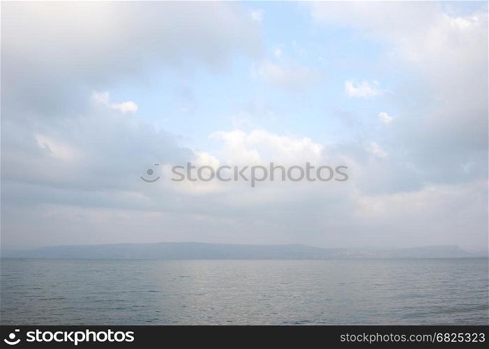 Sea of Galilee (Kinneret), the largest freshwater lake in Israel