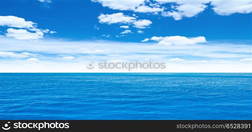 Sea panorama outdoor scene. Sea panorama. Tropical horizontal composition outdoor scene. Sea panorama outdoor scene
