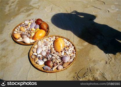 Sea shell vendors on China Beach, Danang, Vietnam