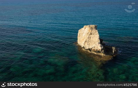 Sea shore with clear water