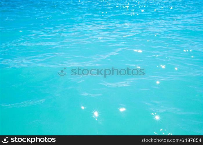 Sea water surface. Sea water surface abstract turquoise background