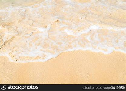 Sea wave in Tropical white sand beach