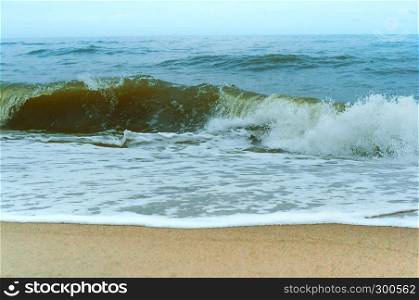 sea waves, Baltic sea, sea storm. sea storm, sea waves, Baltic sea