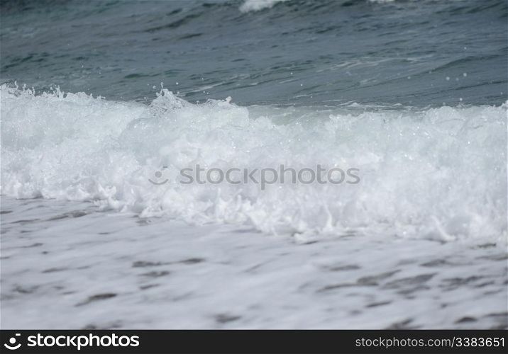 Sea waves. Coast of the black sea Crimea, Ukraine