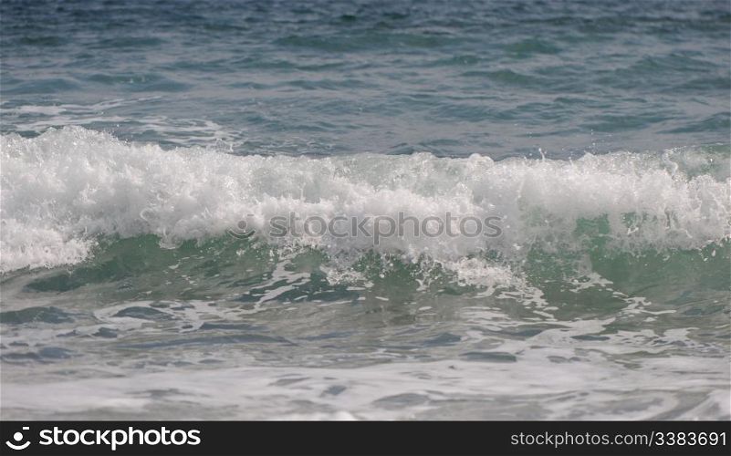 Sea waves. Coast of the black sea Crimea, Ukraine