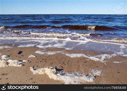 seaboard White Sea .Russia, Arkhangelsk region.