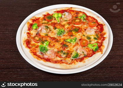 seafood pizza