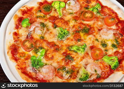 seafood pizza