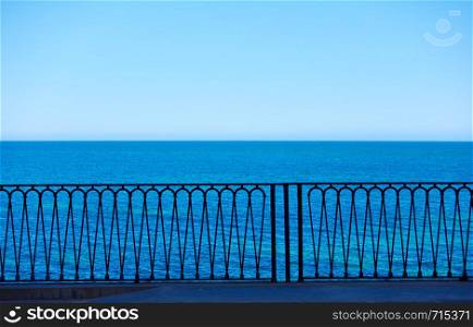 Seafront in Syracuse, Sicily Island, Italy -- Background with space for your own text