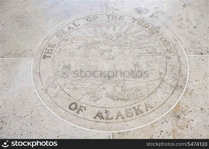 Seal of Alaska in Fort Bonifacio; Manila; Philippines