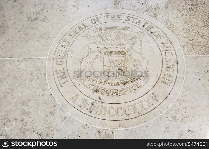 Seal of Michigan in Fort Bonifacio; Manila; Philippines