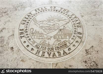 Seal of Nevada in Fort Bonifacio; Manila; Philippines