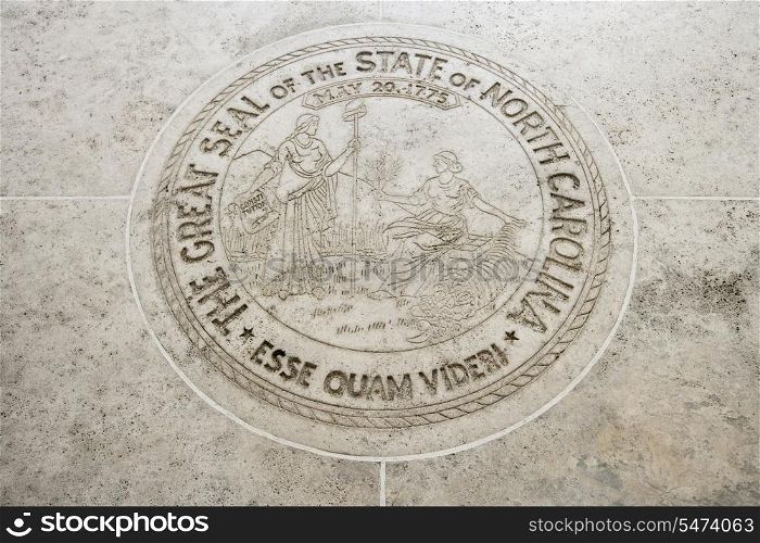 Seal of North Carolina in Fort Bonifacio; Manila; Philippines