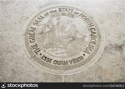 Seal of North Carolina in Fort Bonifacio; Manila; Philippines