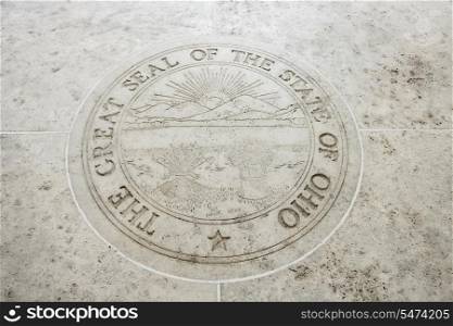 Seal of Ohio in Fort Bonifacio; Manila; Philippines