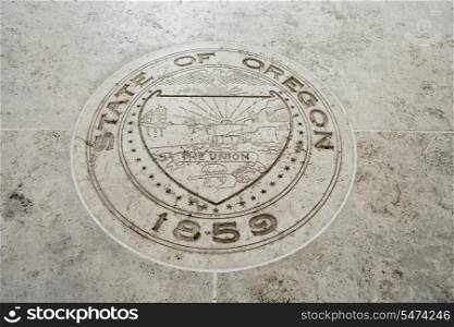 Seal of Oregon in Fort Bonifacio; Manila; Philippines
