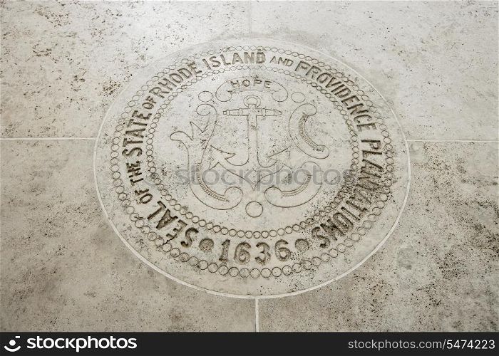 Seal of Rhode Island in Fort Bonifacio; Manila; Philippines