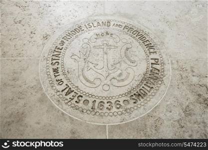 Seal of Rhode Island in Fort Bonifacio; Manila; Philippines