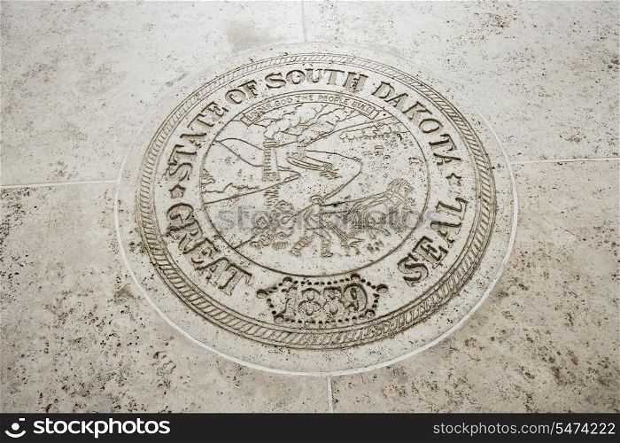 Seal of South Dakota in Fort Bonifacio; Manila; Philippines