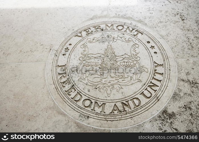 Seal of Vermont in Fort Bonifacio; Manila; Philippines